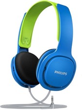 PHILIPS AUDIO Over-Ear-Kopfhörer Shk2000Bl/00 für Kinder Lautstärkebegrenzung 85