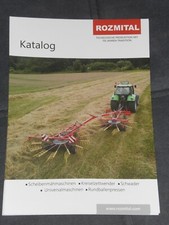 ROZMITAL Mähwerke, Wender, Schwader, Rundballenpressen Prospekt 2023 ( 24923 )