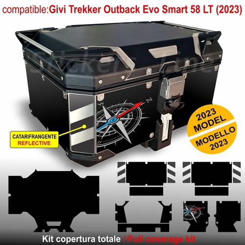 Aufkleber für topcase givi - aufkleber,
