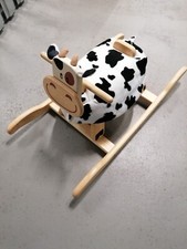 Schaukel-Kuh aus Holz