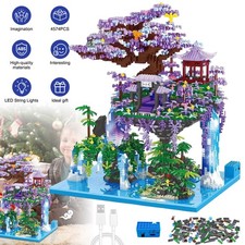 Chinesische Architektur Bausteine, 4574PCS Klemmbausteine Feenpavillon Bausatz