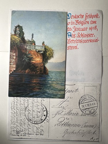 Feldpost 1918 isola - 1918, lago
