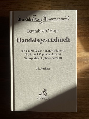 Hopt handelsgesetzbuch hgb - hopt,