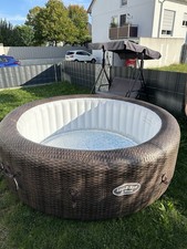 Bestway SaluSpa St Moritz AirJet aufblasbarer Whirlpool mit 180 beruhigenden Düsen, braun