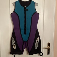 Neopren  Anzug M mit Integriertem Prallschutz  Barefoot - Wasserski - Wakeboard 