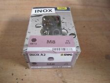 Paket Sicherungsmutter M8  / Edelstahl  / 75 Stück /  Restposten HolzU73