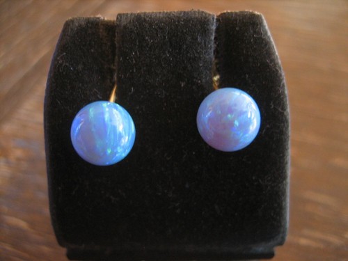 Elegante opal ohrringe stecker - ohrringe,