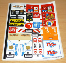 Lego City Aufkleberbogen aus Set 60233, komplett