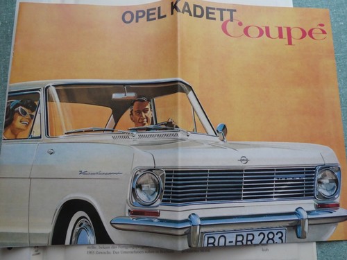 Opel kadett coupe prospekt - opel,