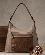 Hobo bag aus echtem leder - bag,
