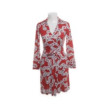 Diane von Furstenberg, Wickelkleid, Größe: 30, Rot/Mehrfarbig, Seide #nNA