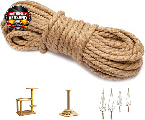 Juteseil 12 m - juteseil,