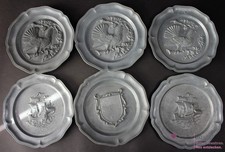 Vintage Zinnteller Wandteller