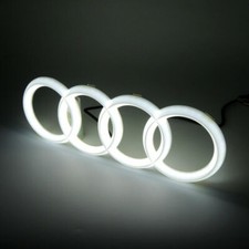 1 Stück AUDI LED ABZEICHEN A3 A4 A5 A6 Hinter dem GRILL GLOW LOGO EMBLEM RING