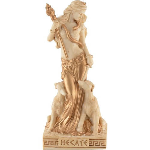 Miniatur weiß gold hekate - weiß-gold,