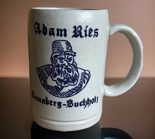 Keramik bierkrug adam ries - bierkrug,