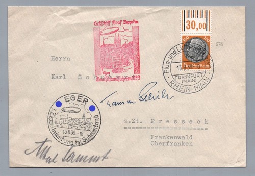 Graf zeppelin beleg - graf,