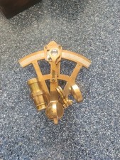 Nautischer Sextant mit Holzbox