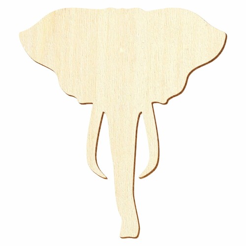 Holz elefantenkopf deko - elefantenkopf,