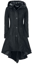 Poizen Industries Wintermantel Damen Memorial Coat schwarz S