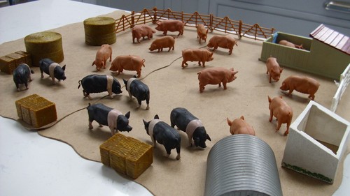 Vintage britains schweinefarm - britains,