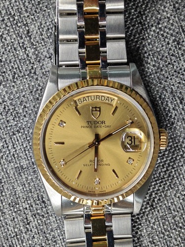 Tudor day date 36mm champagner - day,