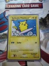 Pokemonkarte Surfendes Pikachu