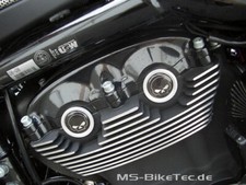 Cam cover black - cover, harley