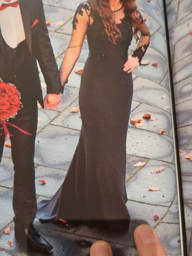 Abendkleid schwarz elegant - schwarz,