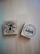 Stempel Deko Basteln Glück Geschenk