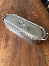 Fischkochtopf Edelstahl 50 cm, 2 x benutzt