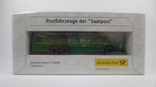 Brekina H0 01078 Postfahrzeuge der "Saarpost" MB O 10000 Neuwertig & OVP CH23597