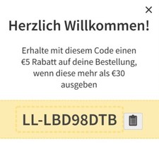 Waterdrop 5,- Euro Gutschein