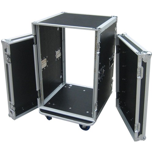 Flightcase 16he rollen - 16he,