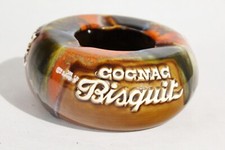 Vintage - Cognac Bisquit ASCHENBECHER von Ceramique Ricard, um 1940
