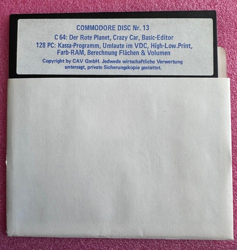 Commodore disc spiel - disc,