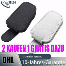 Brillenhalter Auto Sonnenblende Clip Brillen Aufhänger Ticketkarten Rindsleder