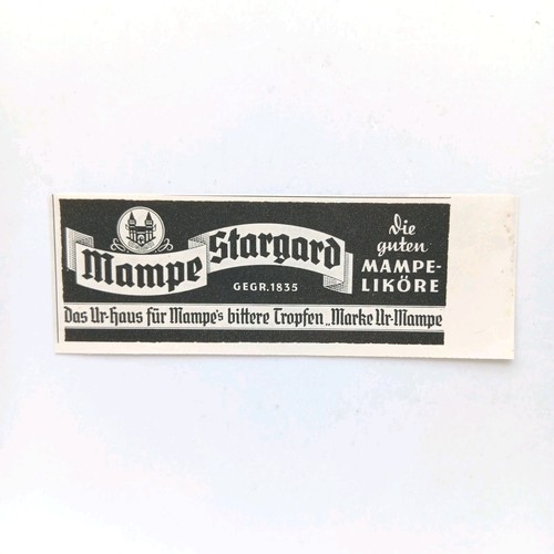 1940 mampe stargard likör - 1940,