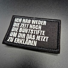 Patch Aufnäher Morale