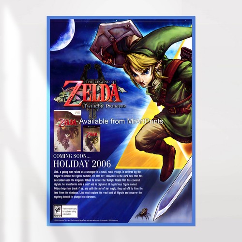 Zelda twilight princess poster - zelda,