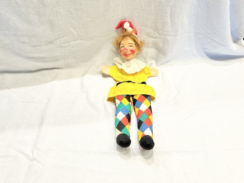Vintage handpuppe kasper - vintage,