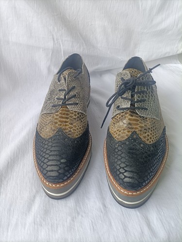 Oxmox brogues leder plateau - oxmox-brogues,