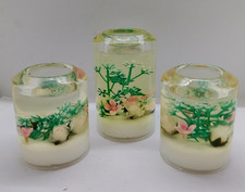 Glas teelicht halter - 3x,