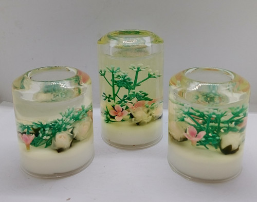 Glas teelicht halter - 3x,