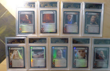 CCG Lord of the Rings Bloodlines Masterworks Foil 13O 1-9 Set (9 Cards) EGS 8,5