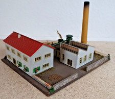 H0 Kartonmodell einer Fabrik - 1950ziger Jahre