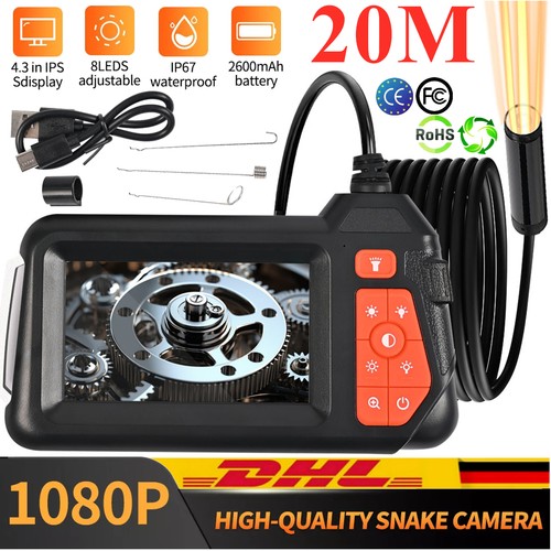 20m endoskop mit lcd - 20m, 4.3''