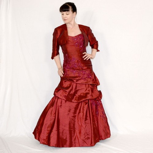 Vintage teiler taft kleid m - vintage,