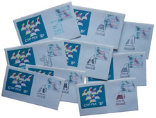 Australien 1987: Lot Briefe ATM CUP-EX '87, MN 7, Sonder-St.-31.1.-8.2.(je Tag)