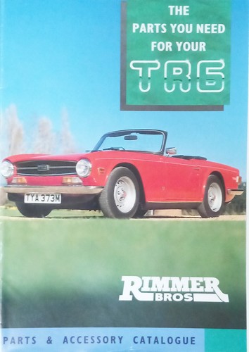 Triumph tr6 prospekt - tr6, 09/82